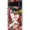 Gothic Woman and Death Moth Butterflies by Sarah Richter Pixel Cases